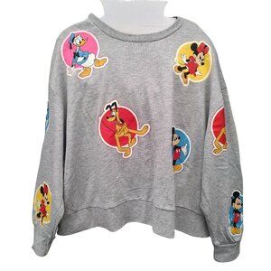 Disney World Vault Collection 50th Anniversary Throwback Cartoons Sweatshirt XL